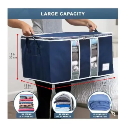 Premium Quality Cloth/Quilt Storage Bag Extra Large Size With High Quality Zipper.