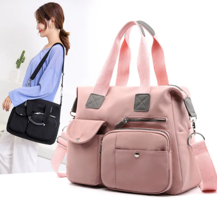 Large Capacity 2 Pocket Women's Fashionable Bag