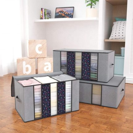 XXL Cloth/Quilt Storage Bag (Extra Large) 3 Grids Cloth Storage Bag